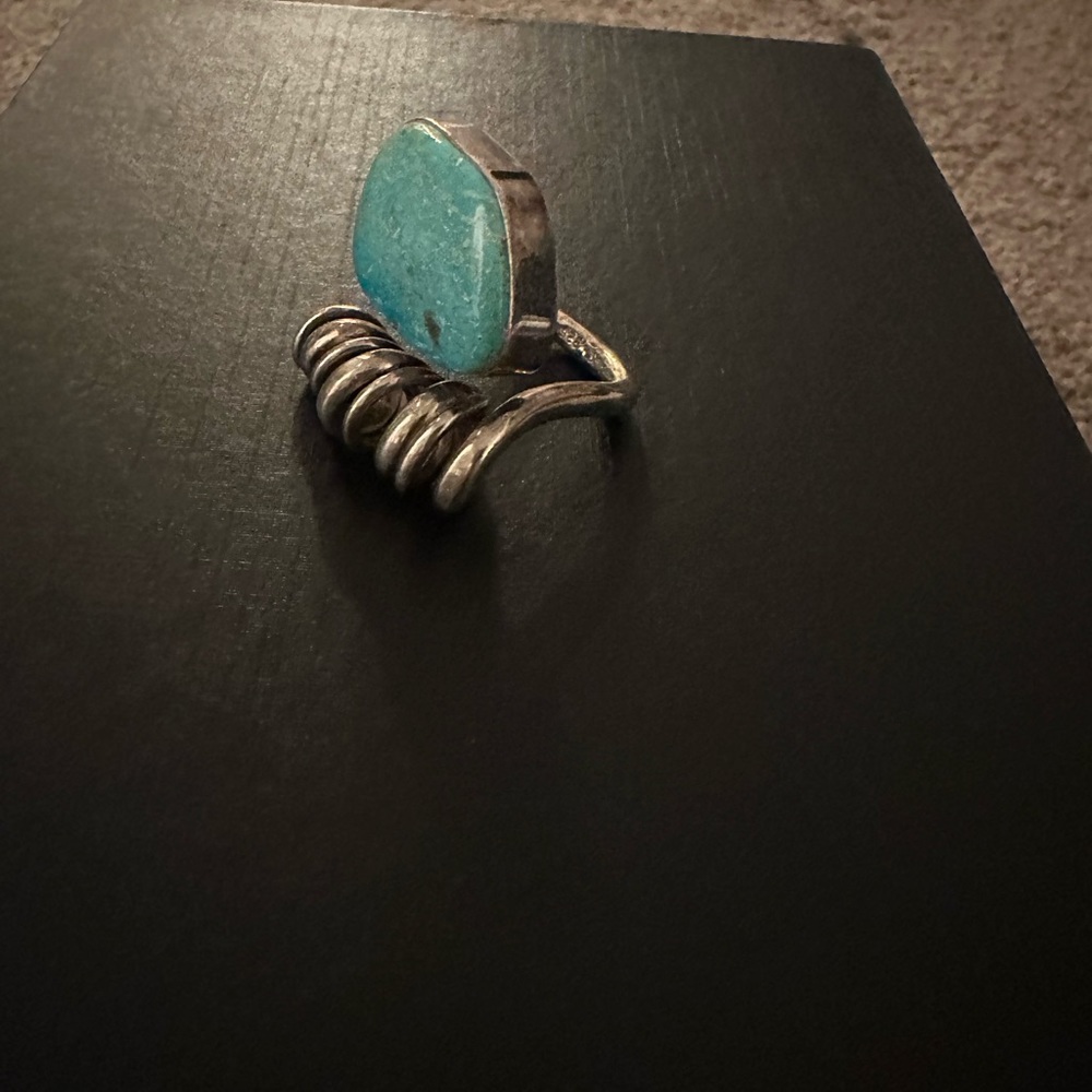Lilly Barrack Adjustable Turquoise Ring - image 4